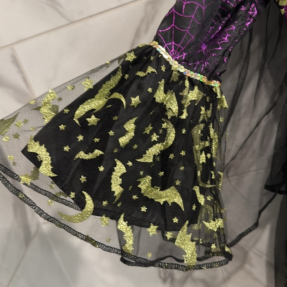 Girls Witch Halloween Costume Size 7-8 yrs - Picture 3 of 6